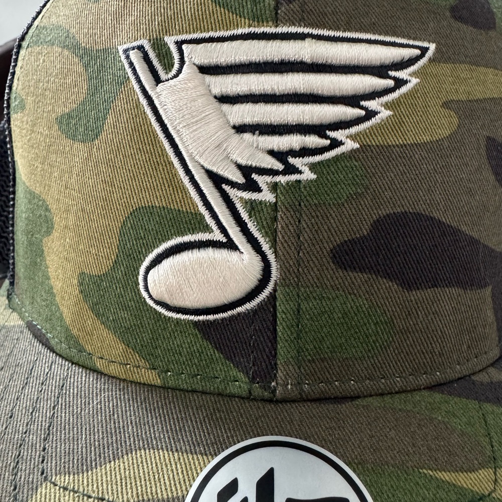 St. Louis Blues Camouflage ‘47 Trucker Hat